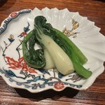 廣澤 - 油菜芯と広東白菜の油炒め