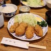 とんかつ ゆたか - カキフライ定食