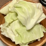 まさや - 無料のお通しキャベツ