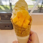 パーム - マンゴーソフトクリーム(レギュラー)①