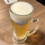 まさや - 生ビールジョッキ593円