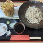 入四間 - かき揚げざるそば