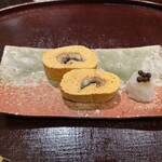 銀座うなぎノ宮宇 - うまき　大根粗おろし、山椒の実