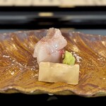 割烹 新多久 - 石鯛