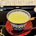 割烹 新多久 - ブロッコリィ茶碗蒸し