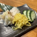はじめや - お新香盛り合わせ490円