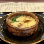 割烹 新多久 - 椎茸／春菊／ツキノワグマ　すき焼き