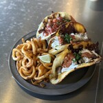 ブルー エントランス キッチン - 