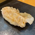 すし寳来 - 平目えんがわ