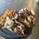 ブルー エントランス キッチン - 