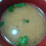 おにぎりぼんご - なめこ汁