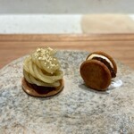 Haruka Murooka - 焼き芋タタンモンブラン
      自家製レーズンバターサンドクッキー