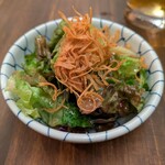 あんぽんたん - お通しのサラダ