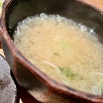 ごはんや一芯 - 味噌汁