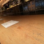 ごはんや一芯 - 【内観】カウンター(掘りごたつ式)