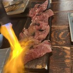 さかさ 藤沢店 - 炙り肉寿司