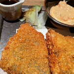 ごはんや一芯 代官山 - 鰆(さわら)フライの明太子タルタルソース