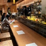 ごはんや一芯 - 【内観】カウンター(掘りごたつ式)