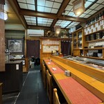 すし寳来 - カウンター席