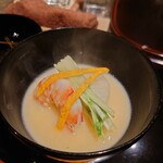 松蔭鶴水 - 大分の車海老とカブ