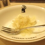 インデアンカレー 淀屋橋店 - キャベツのピクルス