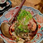 酒と飯 イチゾウ - にんにくつくね団子