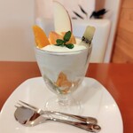 Garden cafe Bonheur - 料理写真:横からの図