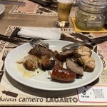 シュラスコ＆ビアバー ゴッチバッタ - 気付けばたくさん肉がある