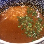 麺屋一燈 - カニトマトつけ麺（スープ）