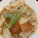 中国大明火鍋城 - 鶏肉とトマトのうま塩炒め