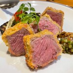 aniko enoshima - 羊肉のカツレツ。是非ワインと共に。