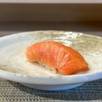 くずし寿司割烹 海月 - 国産アルプスサーモン