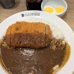 CoCo壱番屋 - 料理写真:ロースカツカレー（1辛）・トッピング：ハーフチーズ＆ゆでタマゴ