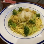 パスタの店 山猫軒 - 2025-11限定の魚介とブロッコリーのターメリックソースです☆　2025-1122訪問