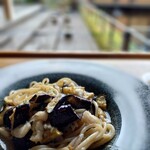 ミスター モーリスズ イタリアン - 太刀魚と秋茄子のアーリオオーリオ