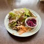 バルバルキッチンアメリ - 毎回美味しいランチサラダ