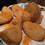 渋谷の日本酒ダイニング sakeba - からすみポテトフライ