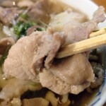 広野屋 - 煮込みの牛肉。