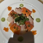 アピシウス - 真鯛とサーモンマリネのモザイク仕立て ディル風味