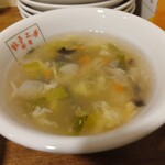 翠葉 - スープは具がたっぷりで良き！