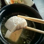 海賊亭 - 白身の魚の味噌汁でした～。（2014/11）