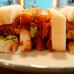 グリーティング - 肉厚でサクサクに揚がってるカツです。