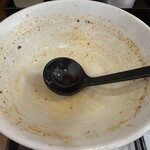 華龍食堂 - 【2025.11.30(日)】スープを全部飲み干しました