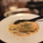 大衆酒場 もんろう - カルボナーラビオリ