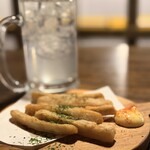 大衆酒場 もんろう - ごぼうの唐揚げ