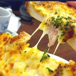 星乃珈琲店 - ハムエッグトーストセット(￥550)