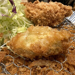 とんかつ和幸 - 料理写真:剥がした後