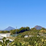 十割そば 谷岡 - 由布岳方面