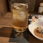 水炊き とよみつ  - とうもろこし茶