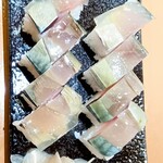 鮨 つばき - バッテラ（鯖押し寿司）